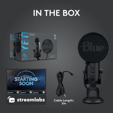 Logitech Blue Yeti streamingkit för gaming