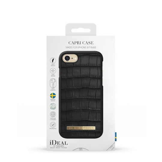 Capri Case iPhone 8/7/6/6S/SE Black