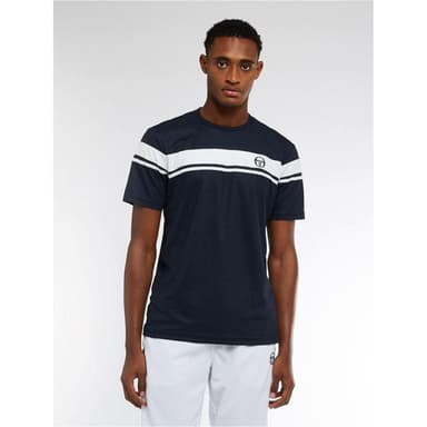 Sergio Tacchini Signature T-Shirt, Padel- och tennis T-shirt herr XXL
