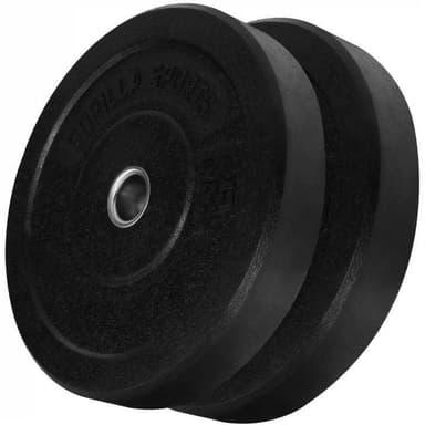 Gorilla Sports Bumper Plates HiTemp Paket 51 mm (Par) 2 x 25 kg