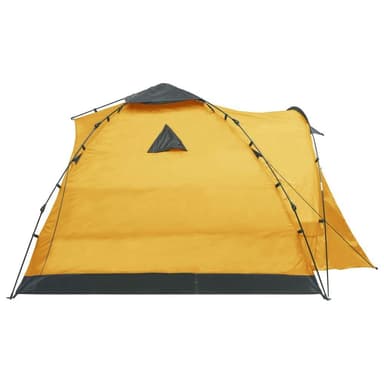 vidaXL Pop-up campingtält 3 personer gul