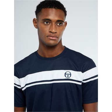 Sergio Tacchini Signature T-Shirt, Padel- och tennis T-shirt herr XXL
