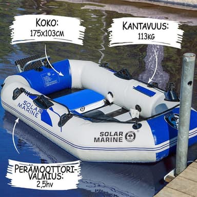 Deep Sea Solar Marine Lake Gummibåt för 1 Person