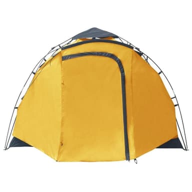 vidaXL Pop-up campingtält 3 personer gul