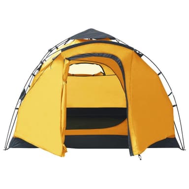 vidaXL Pop-up campingtält 3 personer gul