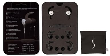 Supra NiTRO-X trådlösa in-ear hörlurar (svart)