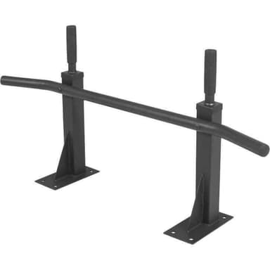 Gorilla Sports Pull-up-stång Chinsstång BLACK - Vägg