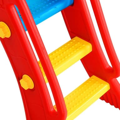 vidaXL Rutschkana för barn 135 cm flerfärgad
