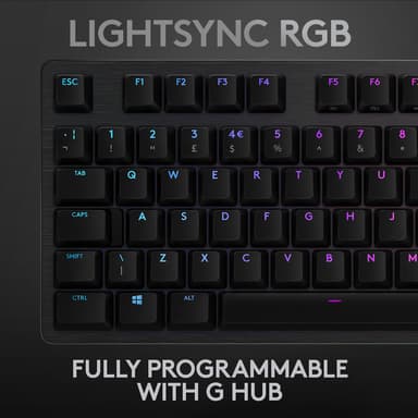 Logitech G512 tangentbord för gaming (GX Red-tangenter)