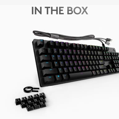 Logitech G512 tangentbord för gaming (GX Red-tangenter)