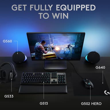 Logitech G513 tangentbord gaming (Romer-G tactile switchar)