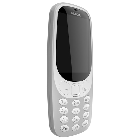 Nokia 3310 mobiltelefon (grå)