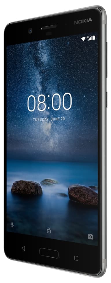 Nokia 8 smartphone (stål)