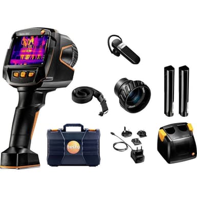 testo 883 Set Värmekamera -30 till 650 °C 27 Hz WiFi