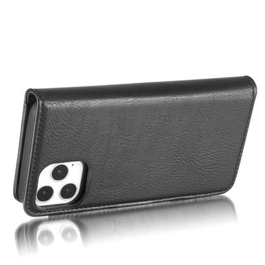 DG.MING iPhone 13 Mini Split Läder Plånboksfodral - Svart