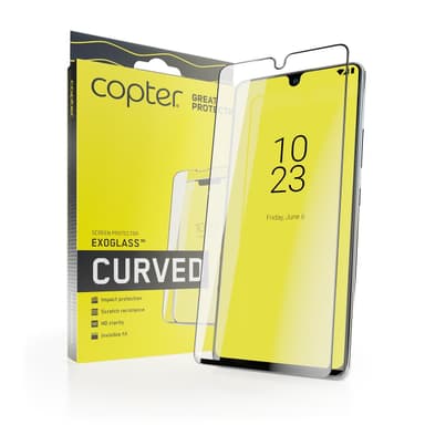 Copter Exoglass Curved Frame iPhone 11 / XR - Svart Full Glue