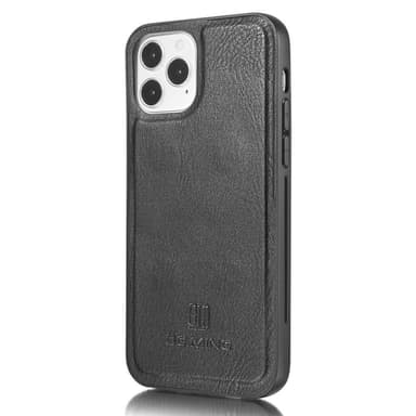 DG.MING iPhone 13 Mini Split Läder Plånboksfodral - Svart