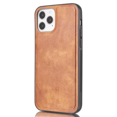 DG.MING iPhone 13 Mini Split Läder Plånboksfodral - Brun