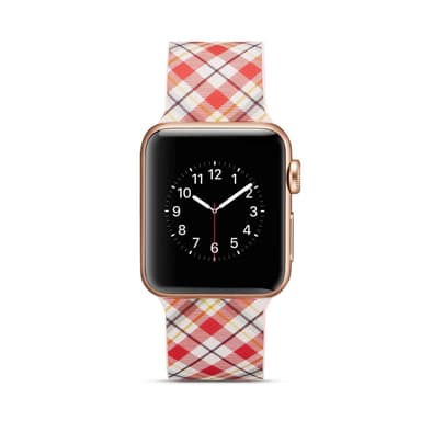 Silicone klockrem för Apple Watch 4 44mm, 3/2/1 42mm - Lattices
