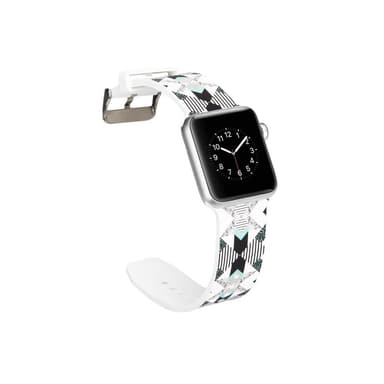 Silicone klockrem för Apple Watch 4 40mm, 3/2/1 38mm - Vertical Stripe