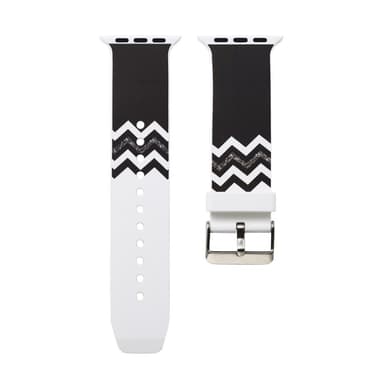 Silicone klockrem för Apple Watch 4 40mm, 3/2/1 38mm - Twill