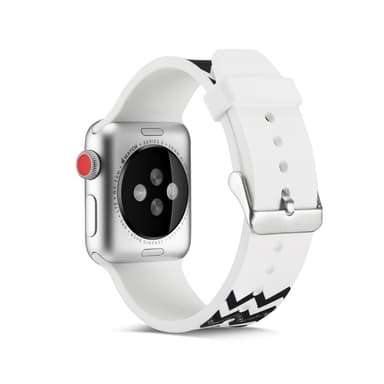 Silicone klockrem för Apple Watch 4 40mm, 3/2/1 38mm - Twill