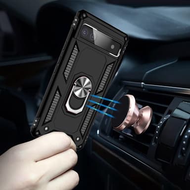 För Google Pixel 6a 5G Anti-drop TPU + PC-telefonfodral Skal