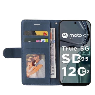 KT Plånboksfodral till Motorola Moto G62 - Blå