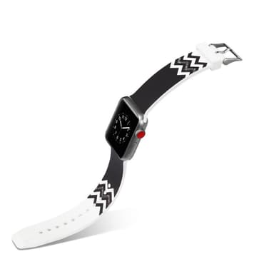 Silicone klockrem för Apple Watch 4 40mm, 3/2/1 38mm - Twill