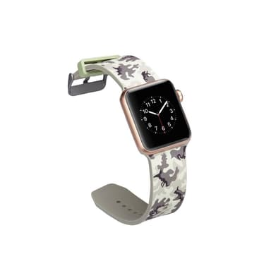 Silicone klockrem för Apple Watch 4 44mm, 3/2/1 42mm - Grey Camouflage