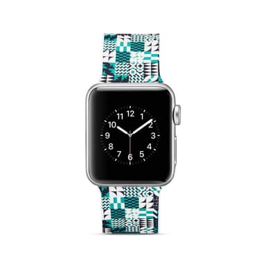 Silicone klockrem för Apple Watch 4 44mm, 3/2/1 42mm - Geometric