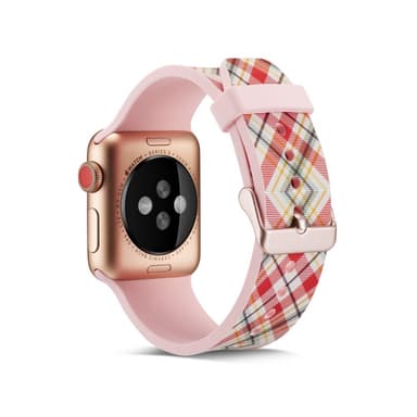 Silicone klockrem för Apple Watch 4 44mm, 3/2/1 42mm - Lattices