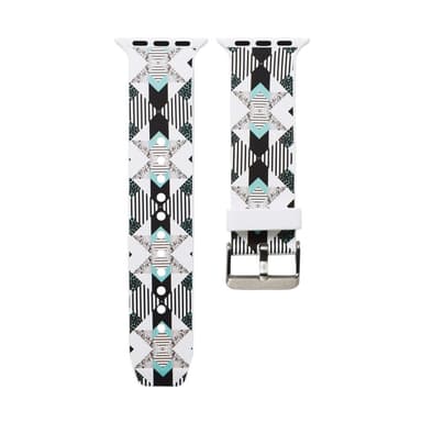 Silicone klockrem för Apple Watch 4 40mm, 3/2/1 38mm - Vertical Stripe