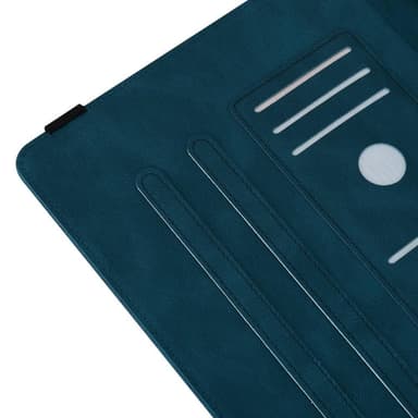 Apple iPad 10.9 2022 Vikbart fodral korthållare Fjäril - Blå