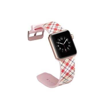 Silicone klockrem för Apple Watch 4 44mm, 3/2/1 42mm - Lattices