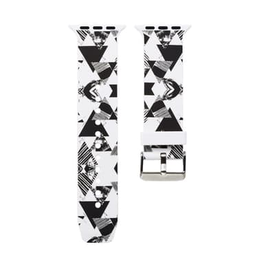 Silicone klockrem för Apple Watch 4 40mm, 3/2/1 38mm - Triangle Pattern