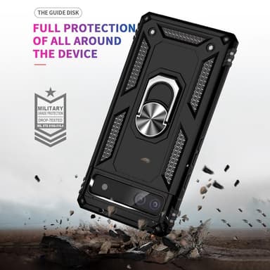 För Google Pixel 6a 5G Anti-drop TPU + PC-telefonfodral Skal