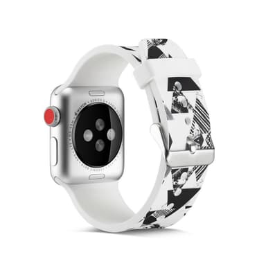 Silicone klockrem för Apple Watch 4 40mm, 3/2/1 38mm - Triangle Pattern