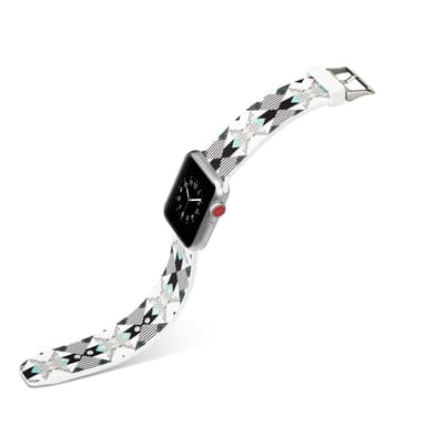 Silicone klockrem för Apple Watch 4 40mm, 3/2/1 38mm - Vertical Stripe