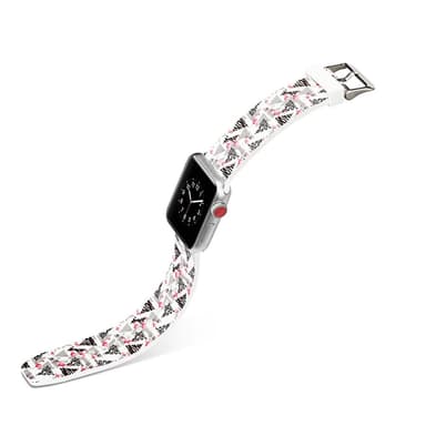 Silicone klockrem för Apple Watch 4 44mm, 3/2/1 42mm - Flamingo