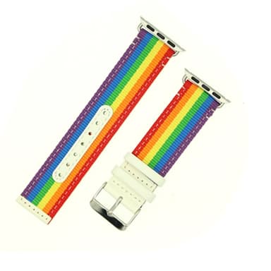 Nylon Rem för Apple Watch 3/2/1 38mm - Pride