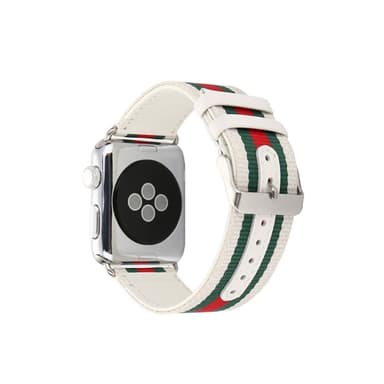 Nylon klockrem för Apple Watch 4 44mm, Serie 3/2/1 42mm