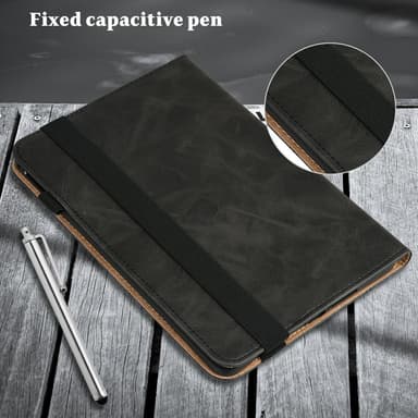 För iPad 10.2 (2021)/(2020)/(2019) Vikbart fodral - Svart