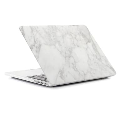 MacBook Air 13.3 A1932 (2018) + Retina-modellen Skal - Marmor LjusGrå
