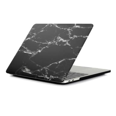 MacBook Air 13.3 A1932 (2018) + Retina-modellen Skal - Marmor Svart