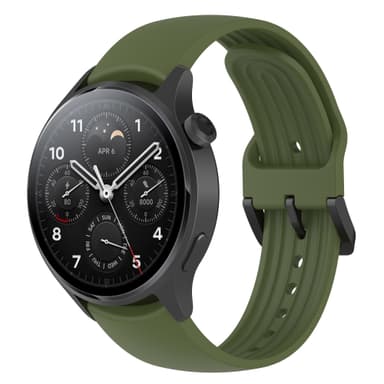 Klockarmband silikon Mörkgrön Xiaomi Watch S2