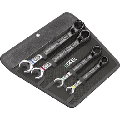 U-ring-blocknyckelset, 4 delar 10 - 19 mm Wera Joker