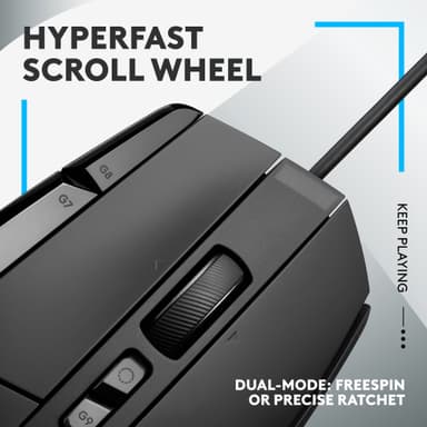 Logitech G502 X trådbunden gamingmus (svart)