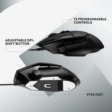 Logitech G502 X trådbunden gamingmus (svart)