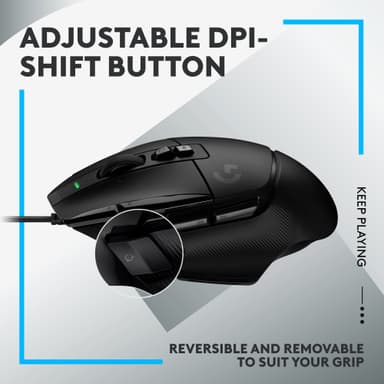 Logitech G502 X trådbunden gamingmus (svart)